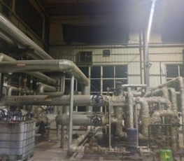 2025年7月5日河南洛阳15吨导热油系统清洗换油工程结束