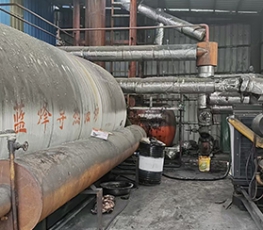 河北石家庄导热油锅炉系统整体清洗工程结束