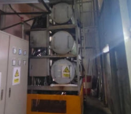 2025年12月2日深圳电子科技公司导热油锅炉系洗换油工程结束