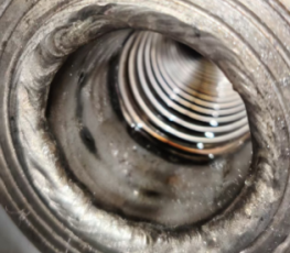 2026年1月5日浙江湖州导热油模温机系统清洗工程结束